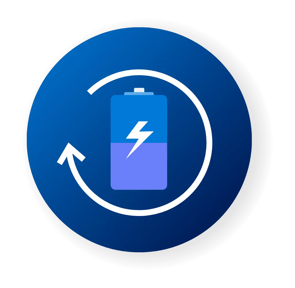 Rechargeable Battery Backup icon