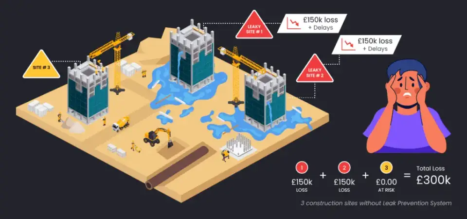 2 out of 3 construction sites will report water damage